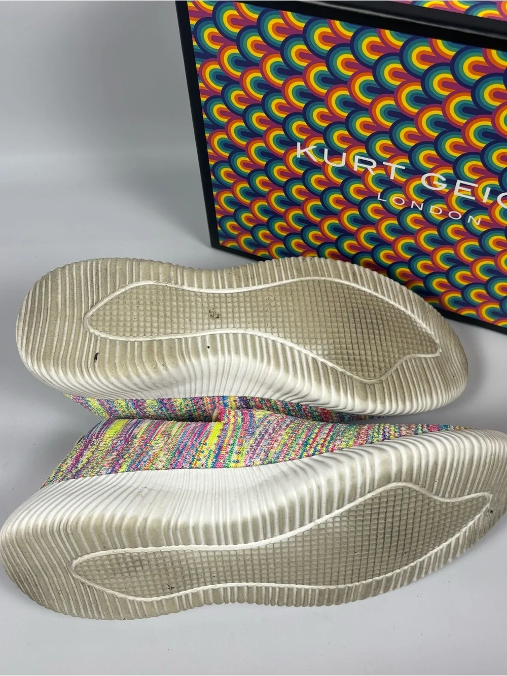 Kurt Geiger London Women's Lorna Eagle Head Slip-On Sneakers 8.5 Multi Color